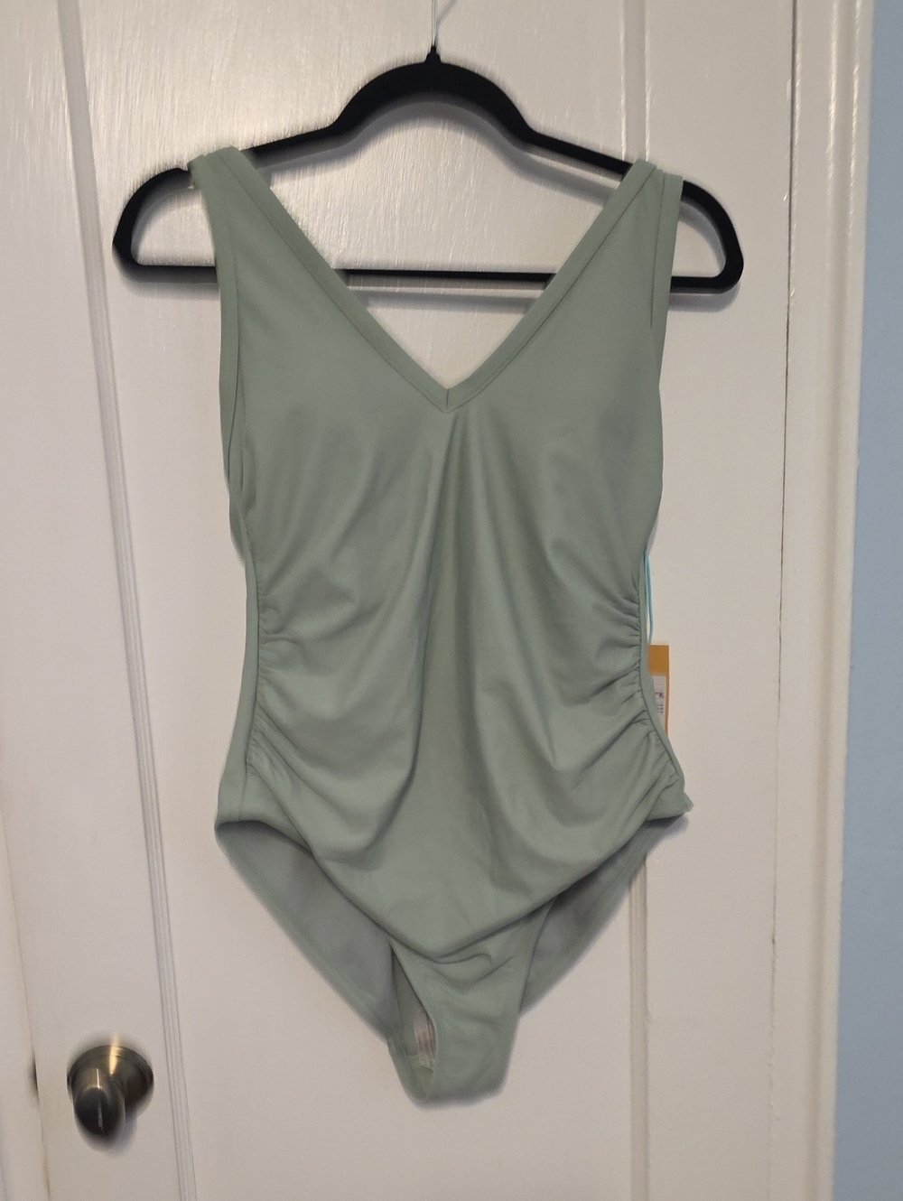 Kona Sol Light Sage Green One-Piece Swimsuit